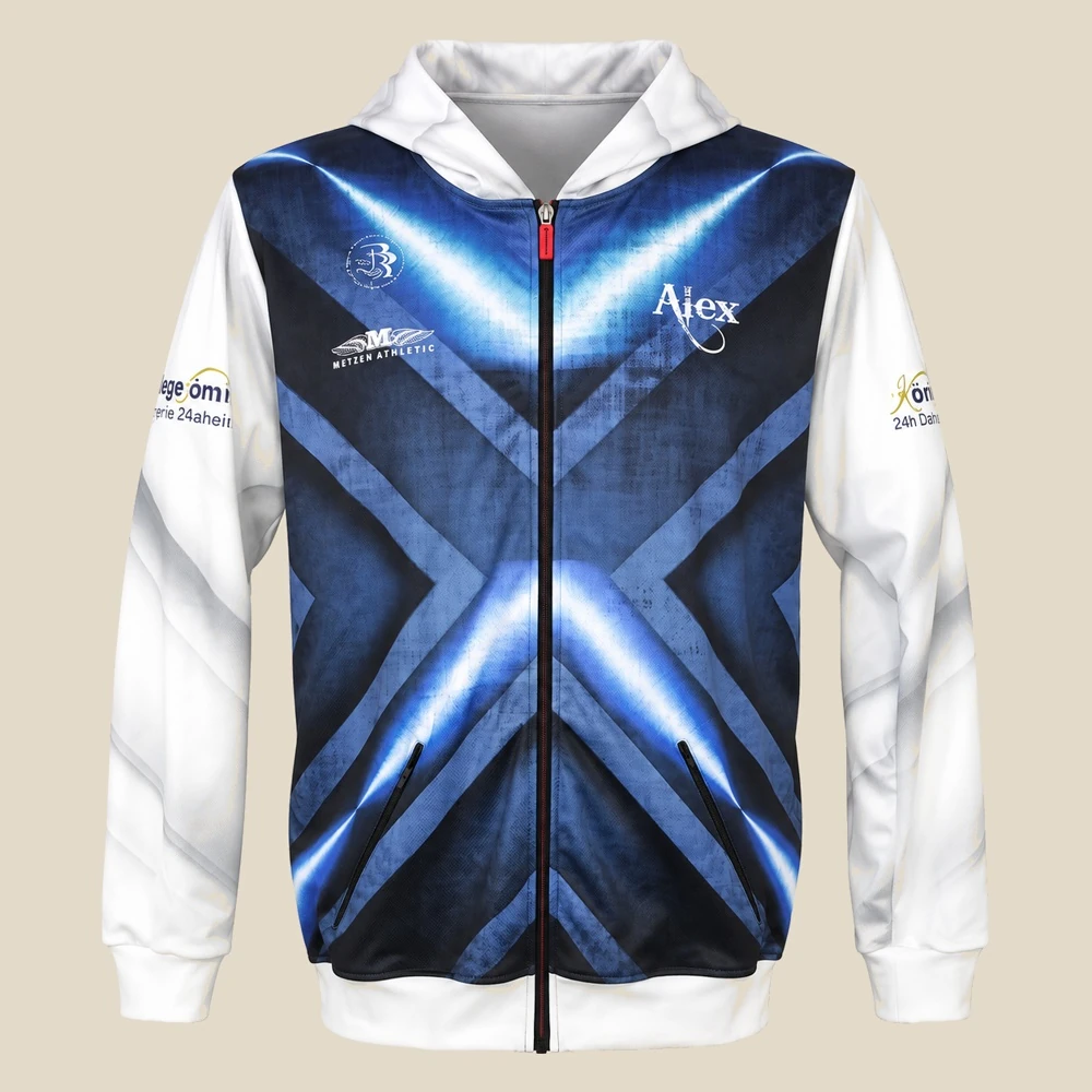 Dart Hoodie mit Reißverschluss, Vorderseite