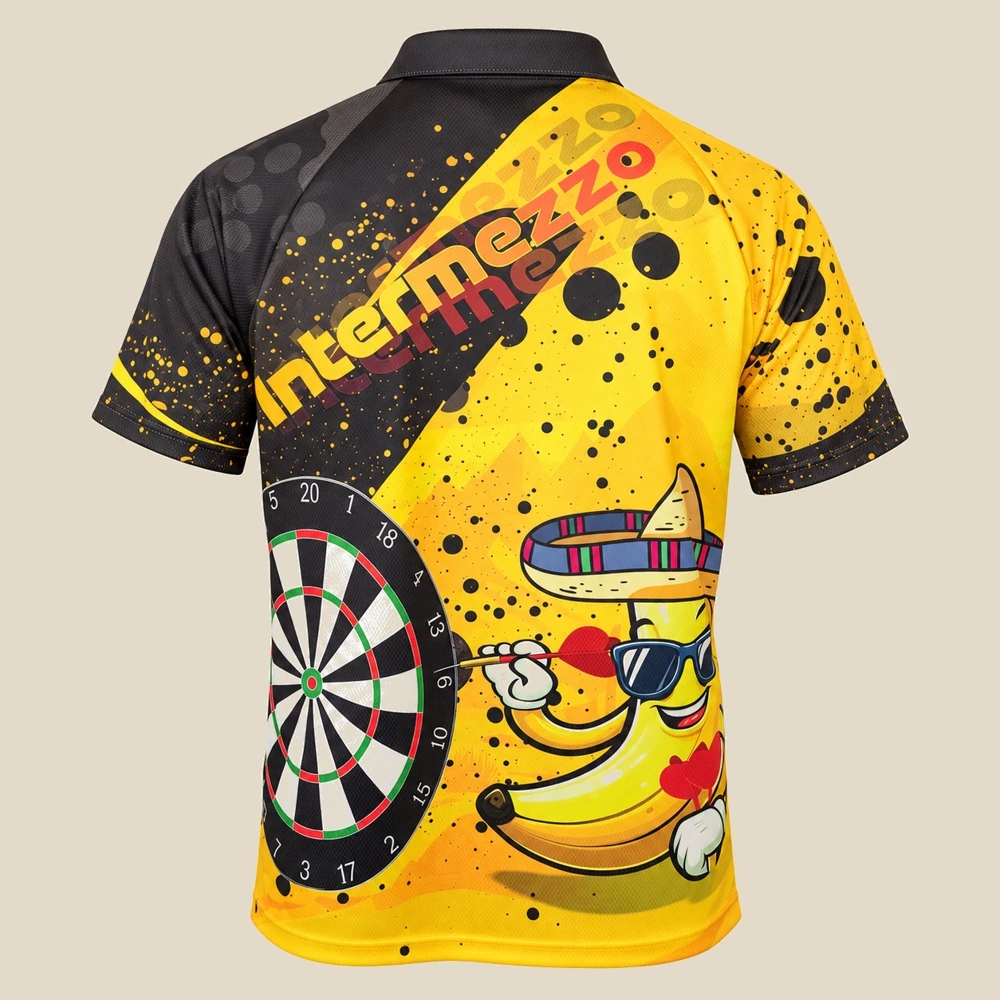 Dart Poloshirt unisex, Rückseite