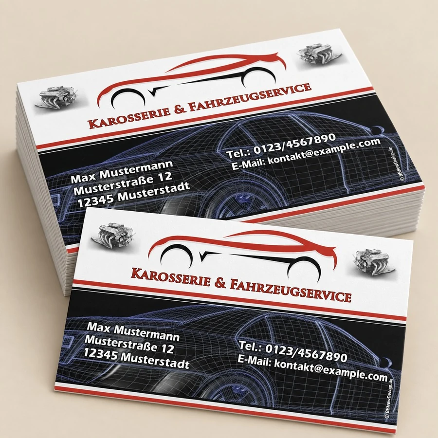 Visitenkarte Karosseriewerkstatt